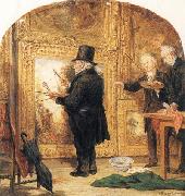 William Parrott J M W Turner at the Royal Academy,Varnishing Day USA oil painting artist